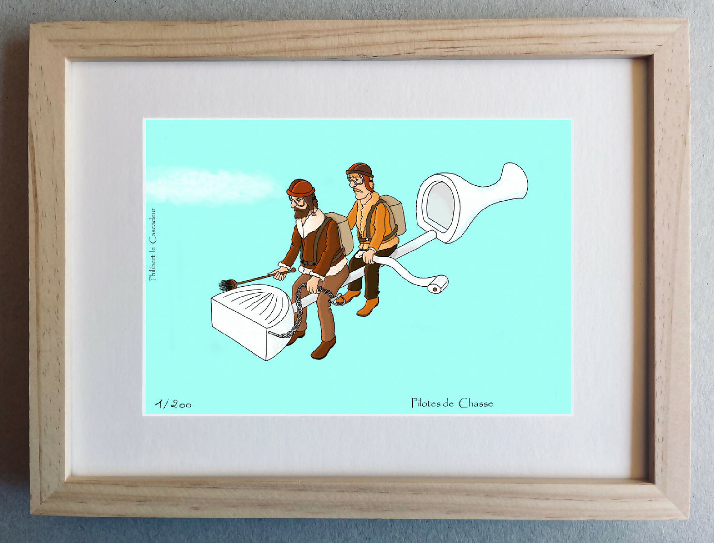 Illustration humoristique réalisée par un artiste français