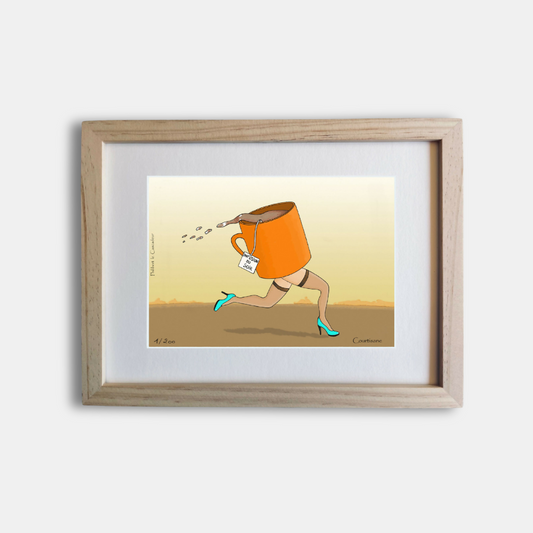 Illustration humoristique réalisée par un artiste français