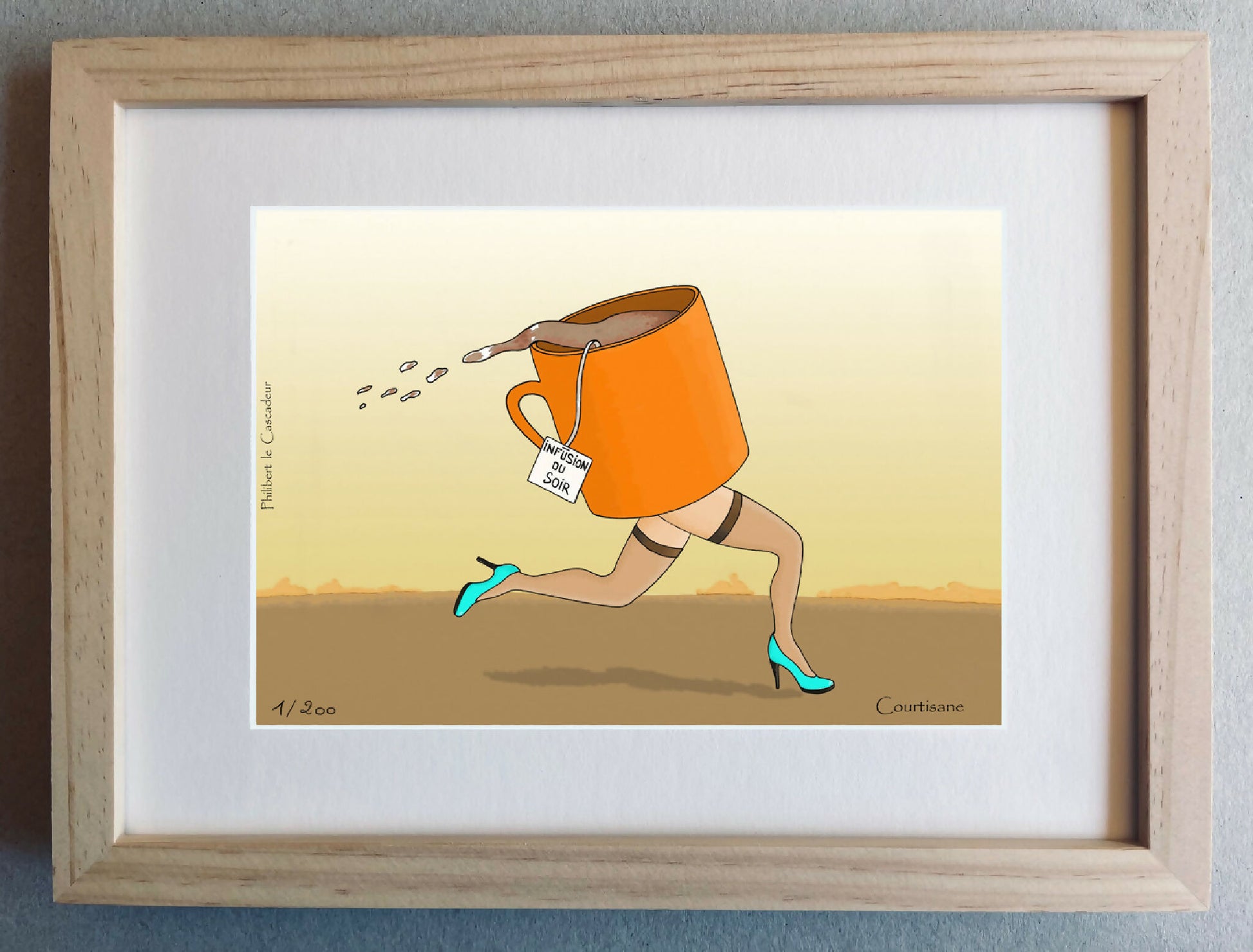 Illustration humoristique réalisée par un artiste français