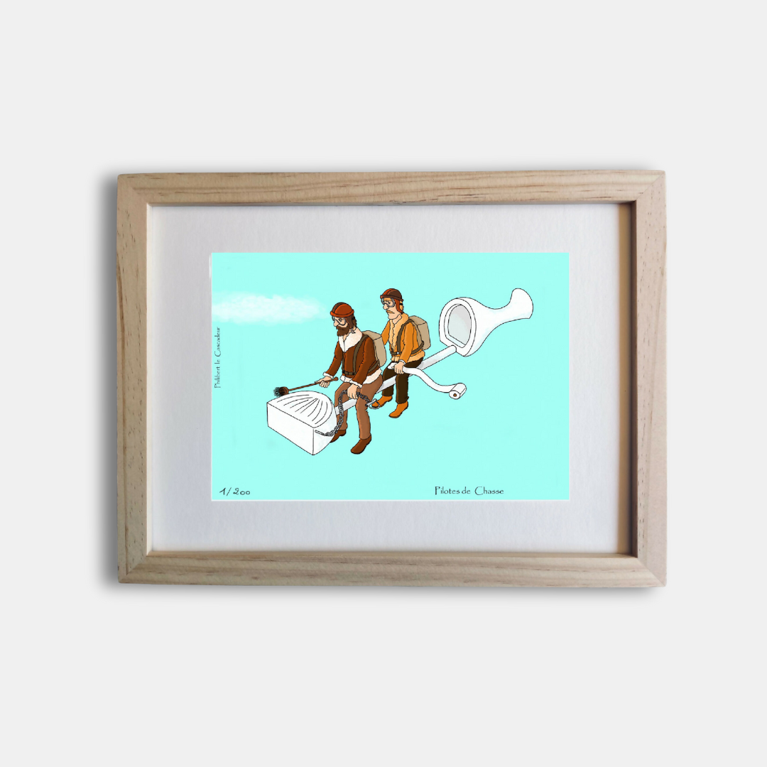 Illustration humoristique réalisée par un artiste français