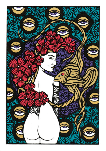 illustration authentique artiste francaise original