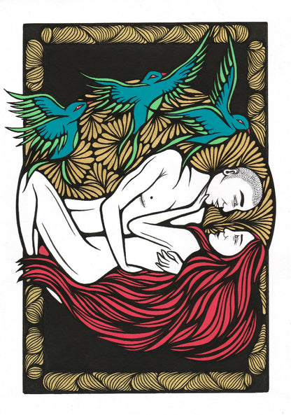 illustration authentique artiste francaise original