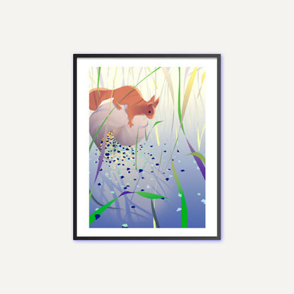 Affiche, illustration d'artiste pour chambre d'enfant