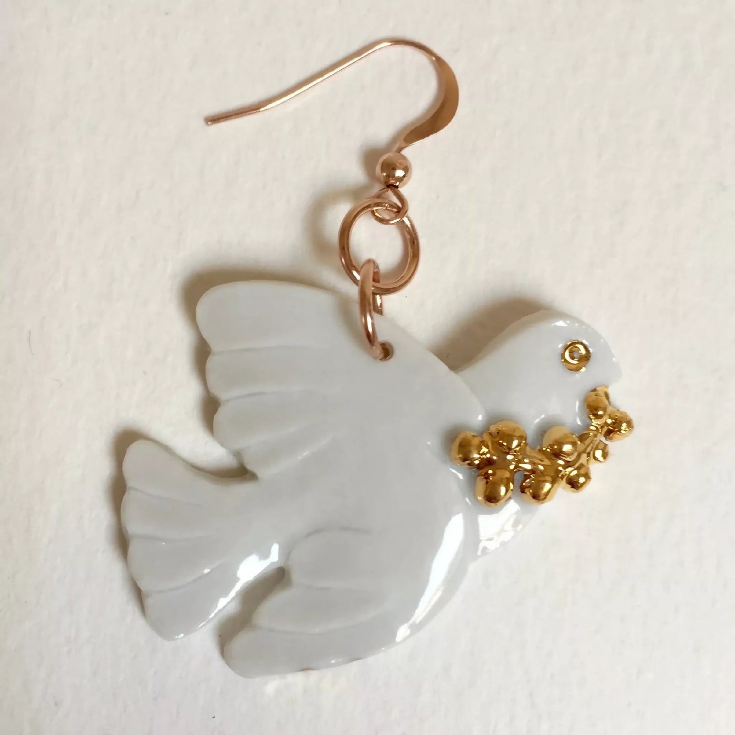 Boucles d'oreille colombes