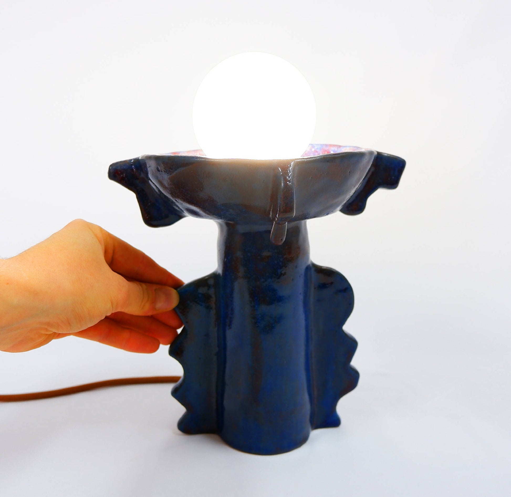 lampe ceramique artisanale fait-main luminaire