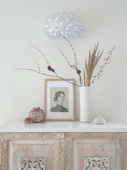 linogravure incomplete fait main par artiste francaise