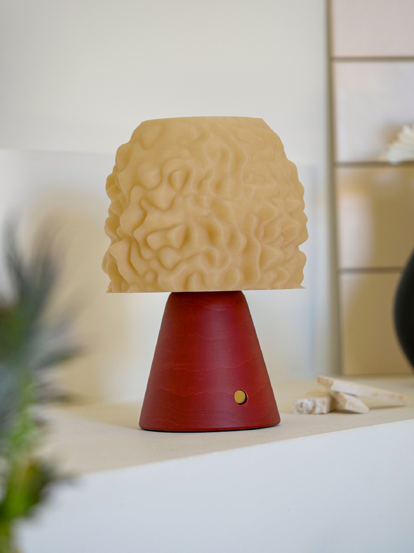 luminaire lampe artisanale impression 3D upcycling