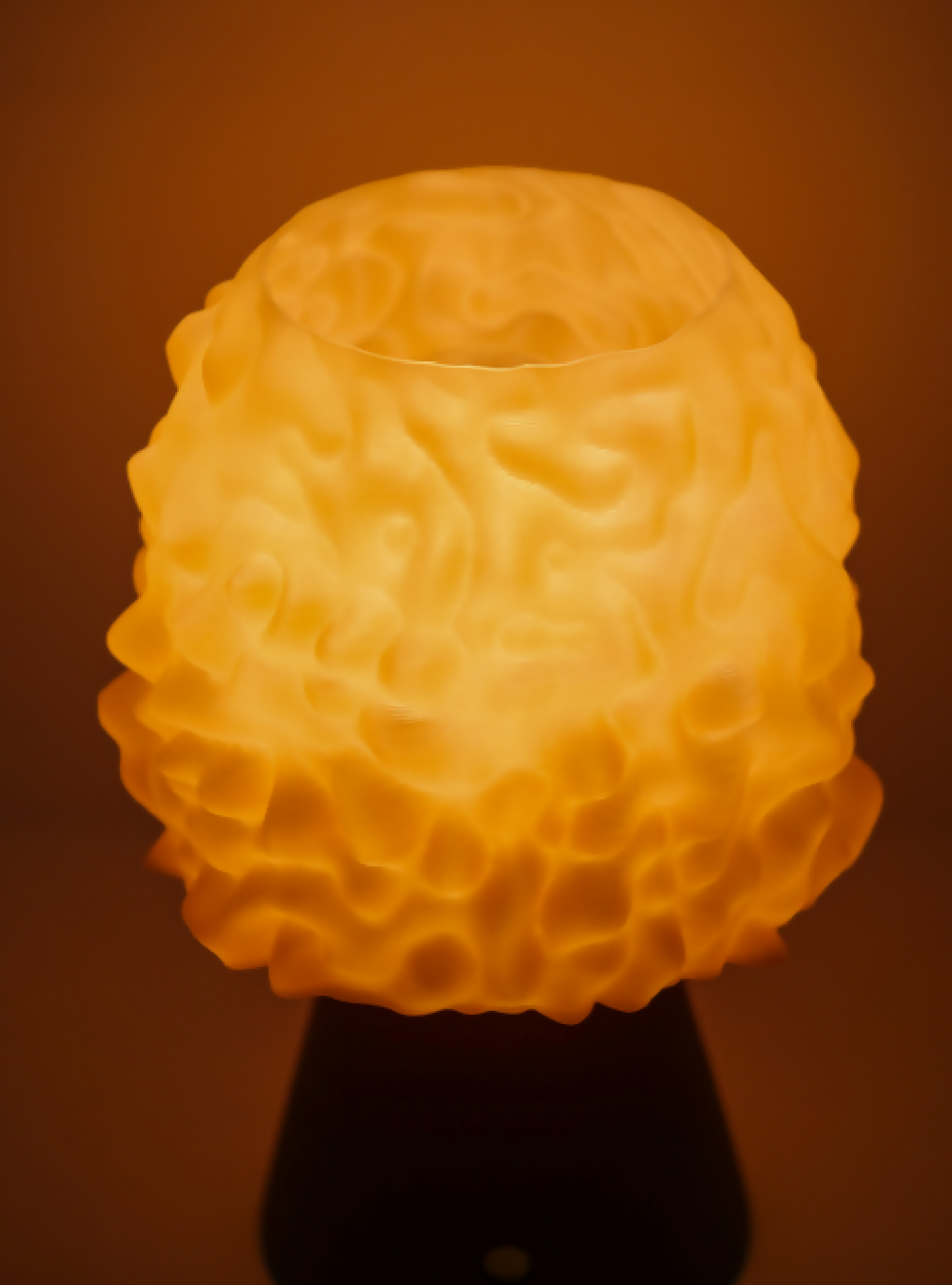 luminaire lampe artisanale impression 3D upcycling