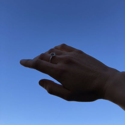 Bague Fleur - Argent 925 et Or 18 carats