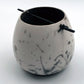 Vase en Raku nu