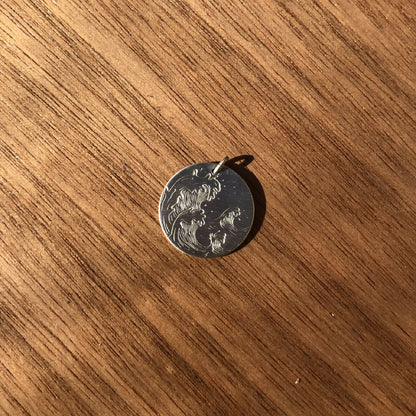 Médaille Vague - Argent 925