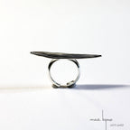 bague sur 3 doigts feuille olivier en argent massif recyclé, maa bijoux collection olivine