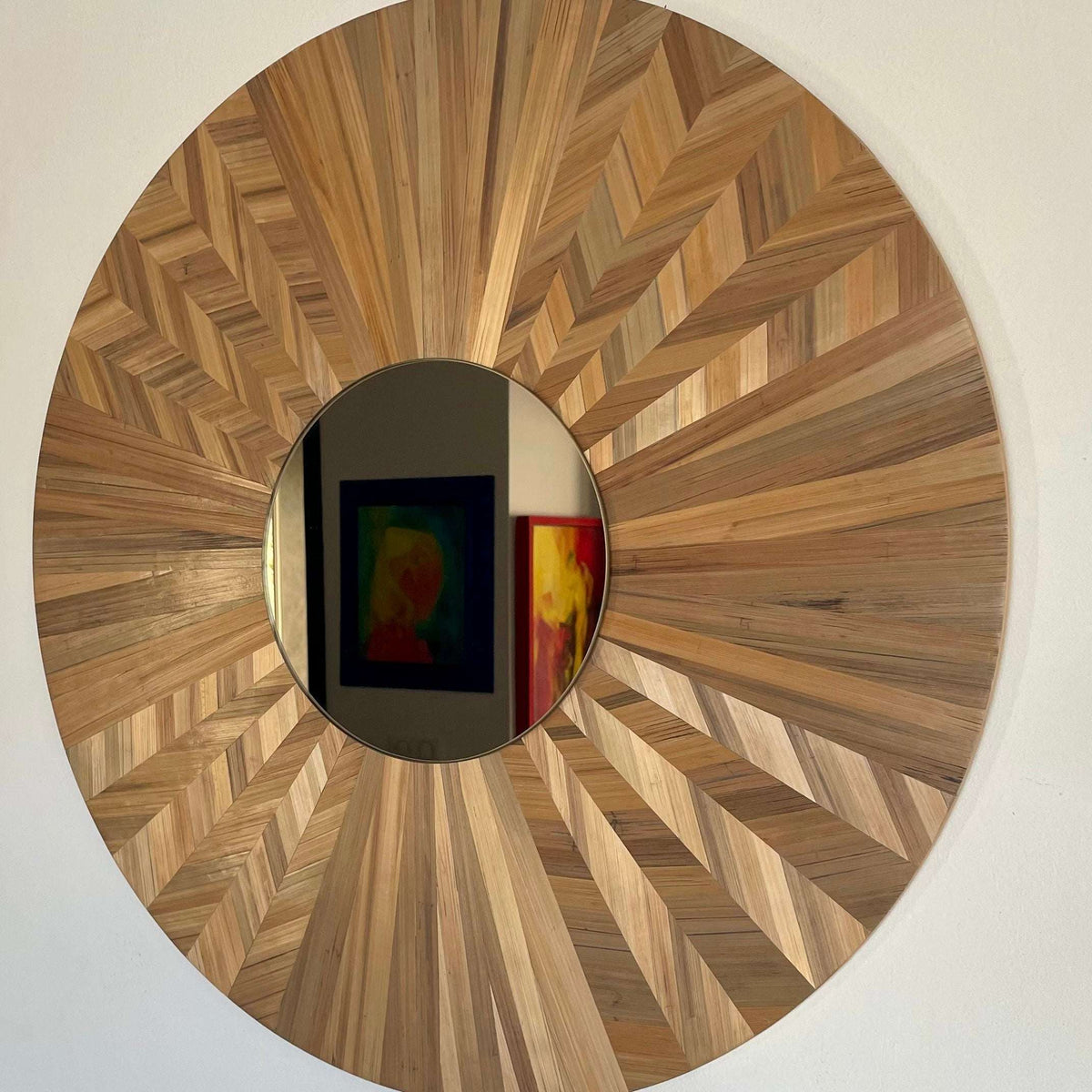 Miroir Rondeur de paille — Grand format