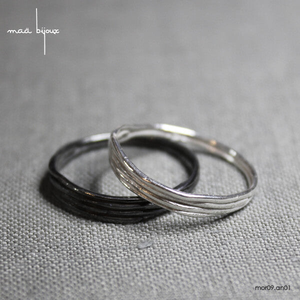 maä bijoux, collection morgane, alliance minimaliste, bijou écologique en argent recyclé