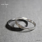 maä bijoux, collection morgane, alliance minimaliste, bijou écologique en argent recyclé
