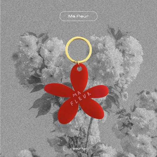 Porté-clés ・ Ma fleur