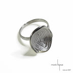 bague nid en argent massif recyclé, bijou écologique, maä bijoux