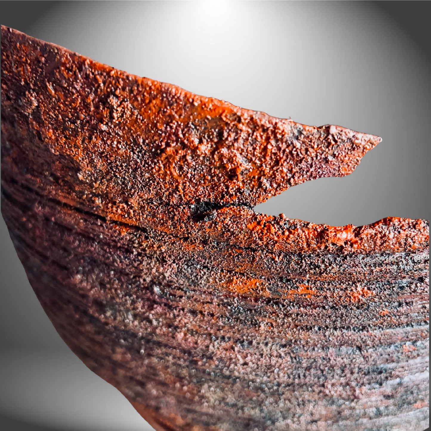 Vase en bois - Tesson strié