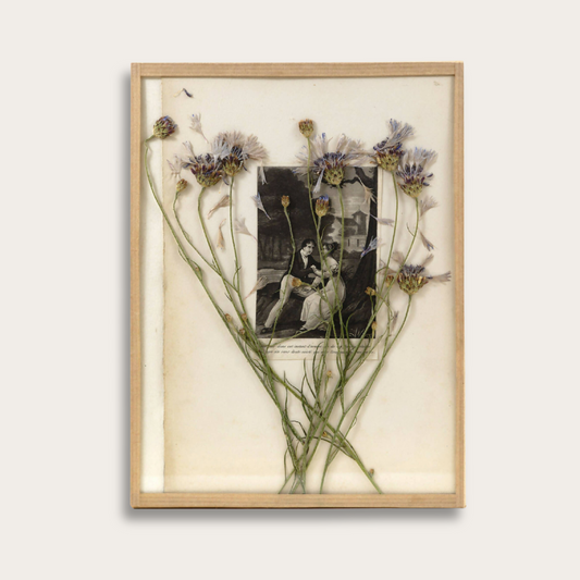 oeuvre d'art floral herbier Cet instant- Artiste 