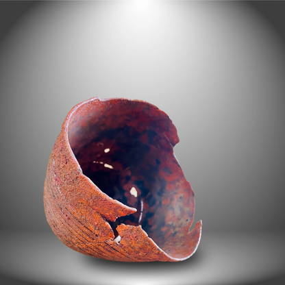 Vase en bois - Tesson strié