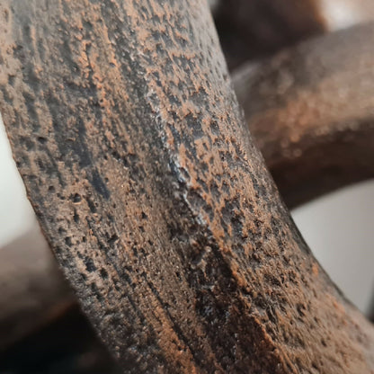 Abstract clay sculpture The Tunnel