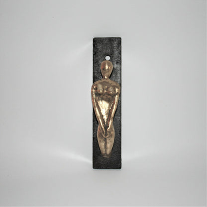 patere en bronze porte-manteau artisanal artisanat francais local