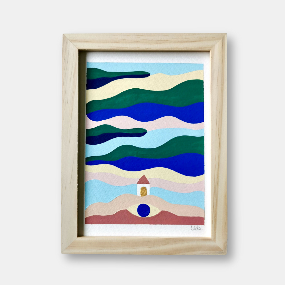 Peinture acrylique « Simplement paisible »