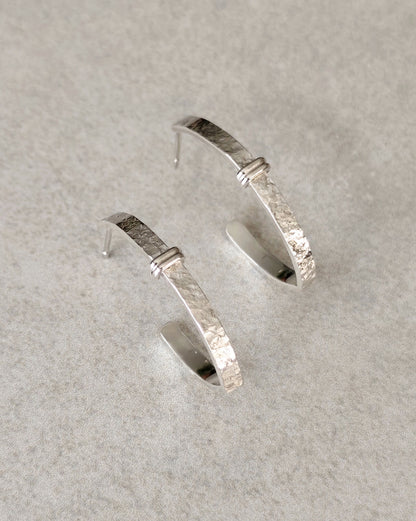 Boucle d'oreille Courbe Précieuse