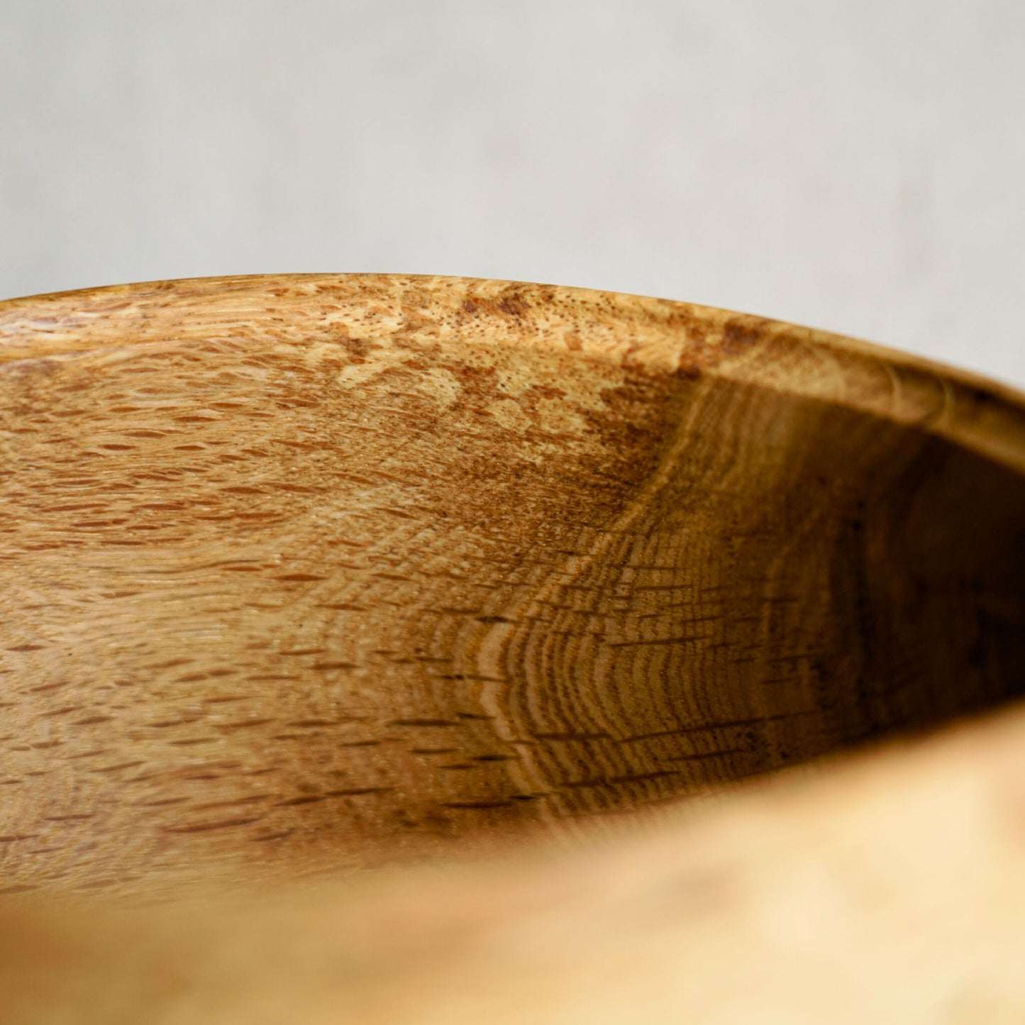 Bol en bois fait-main - Onde tannée