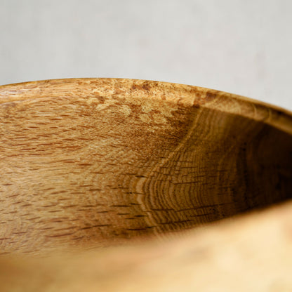 Bol en bois fait-main - Onde tannée