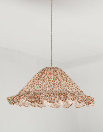 Suspension conique avec volant Emilia "fleurettes"