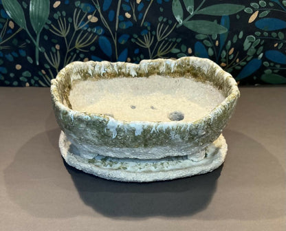 Large rectangular bonsai pot