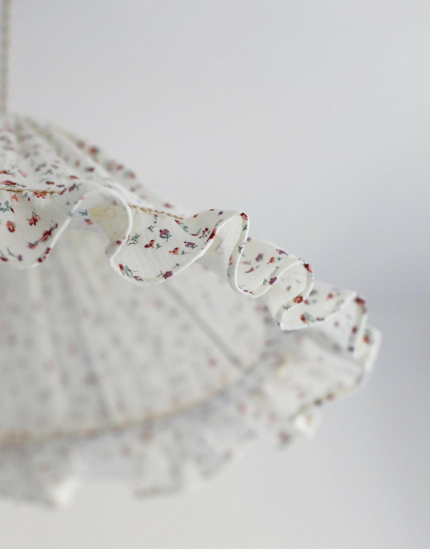 Suspension conique avec volant Emilia "tiny flowers"