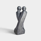 Sculpture contemporaine couple Une danse