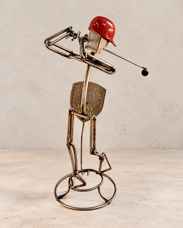 Sculpture - GOLF. Le drive