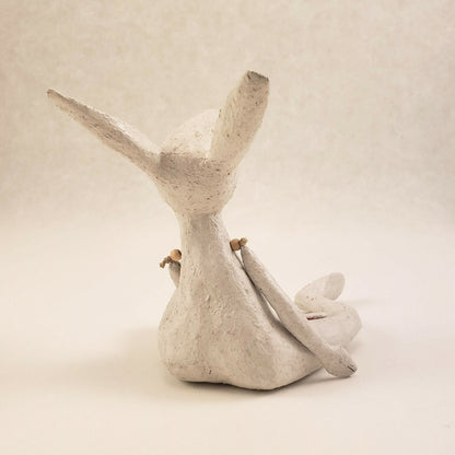 Sculpture - Le lapin blanc