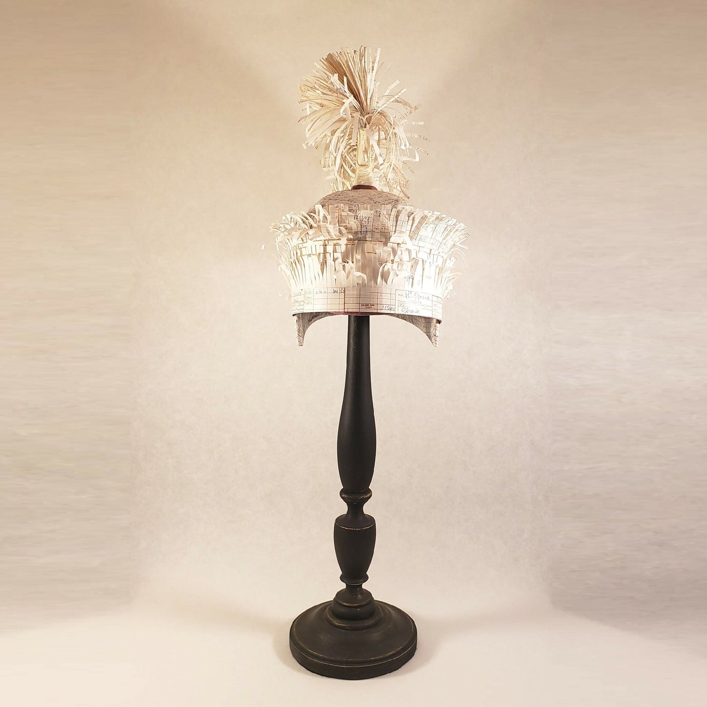 Sculpture Casque à aigrette