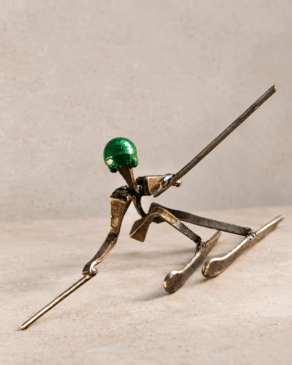 Sculpture - SKI. L'attaque