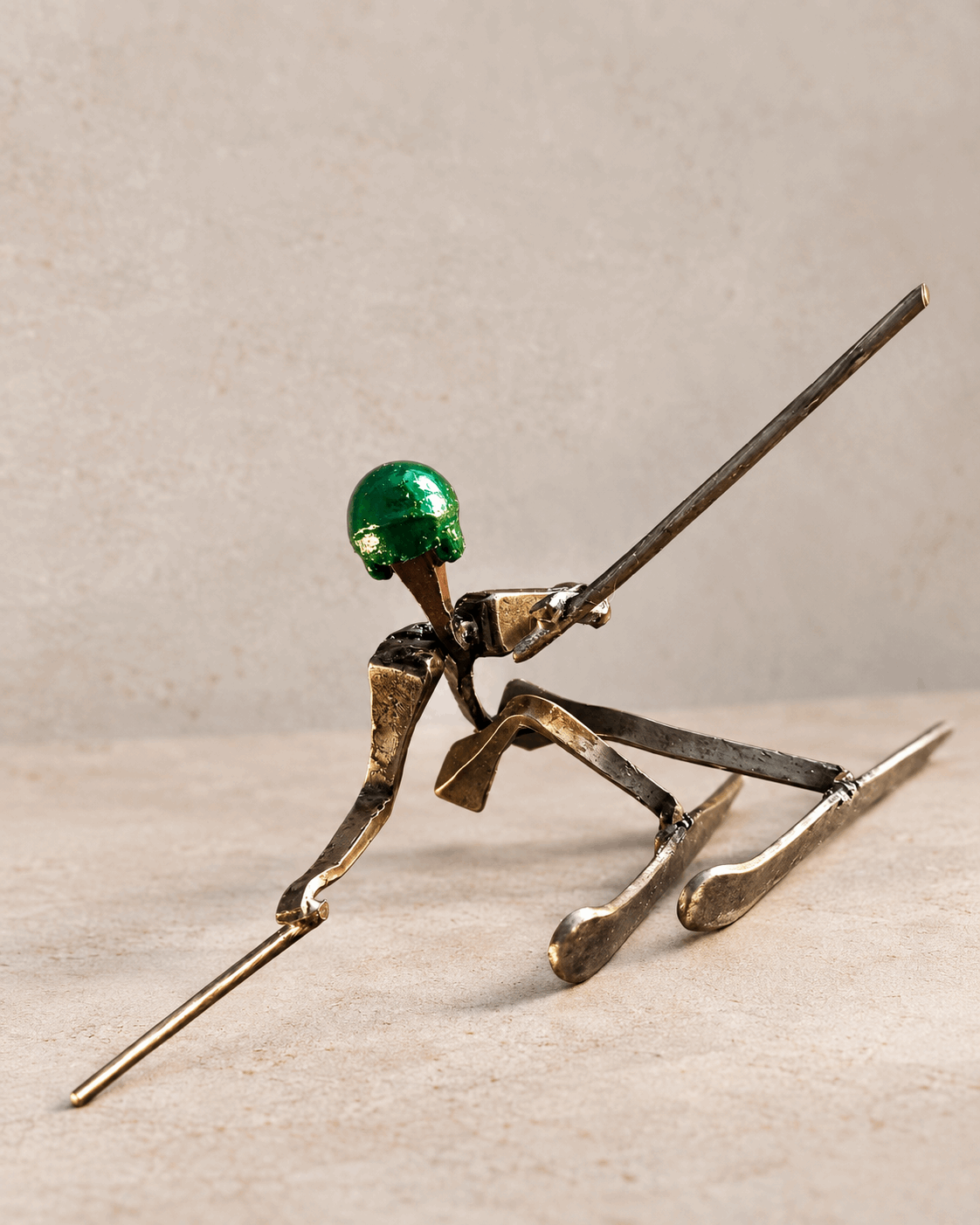 Sculpture - SKI. L'attaque