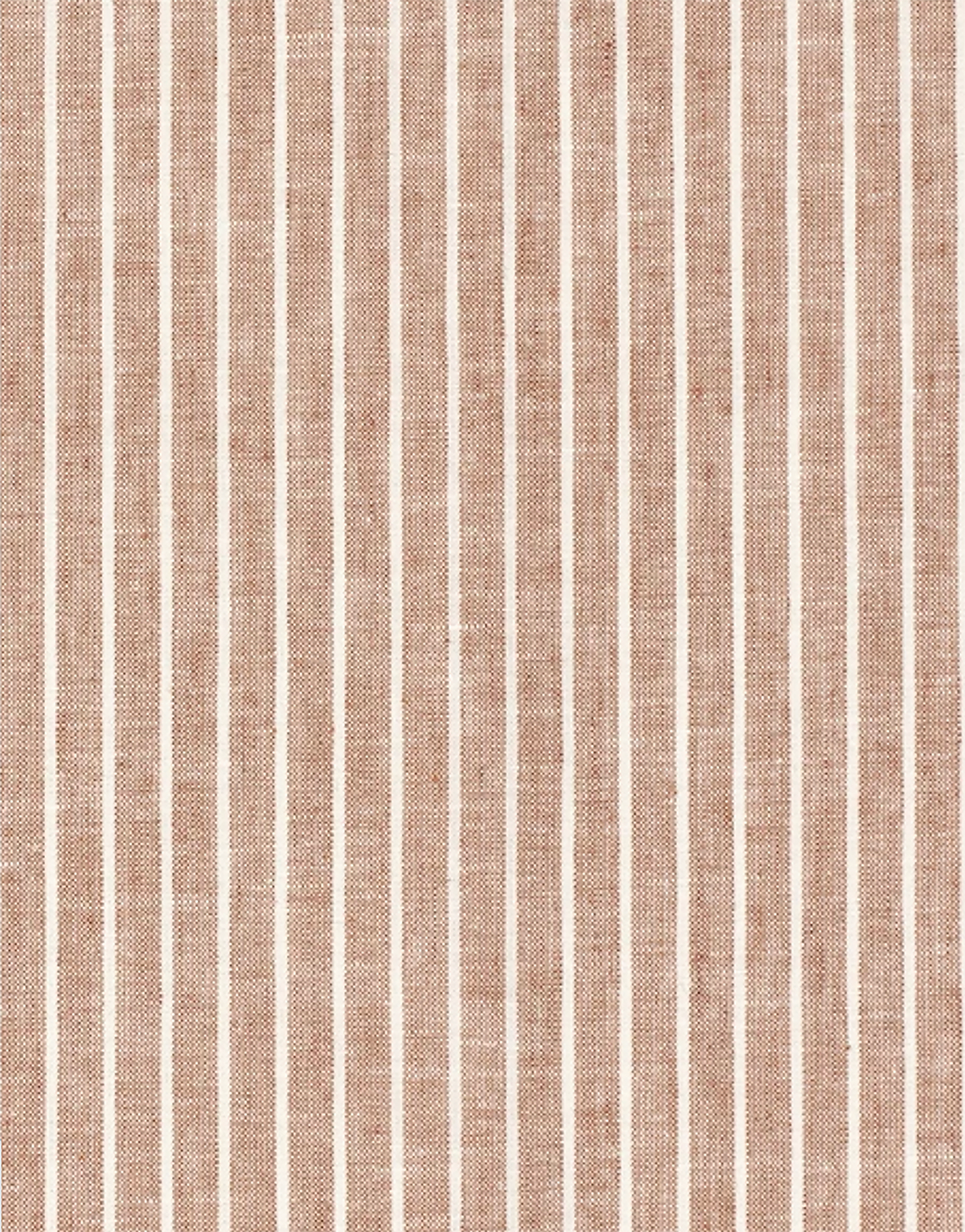 Suspension bohème à franges Bella en tissu rayé terracotta, faite main par Hautlalampe