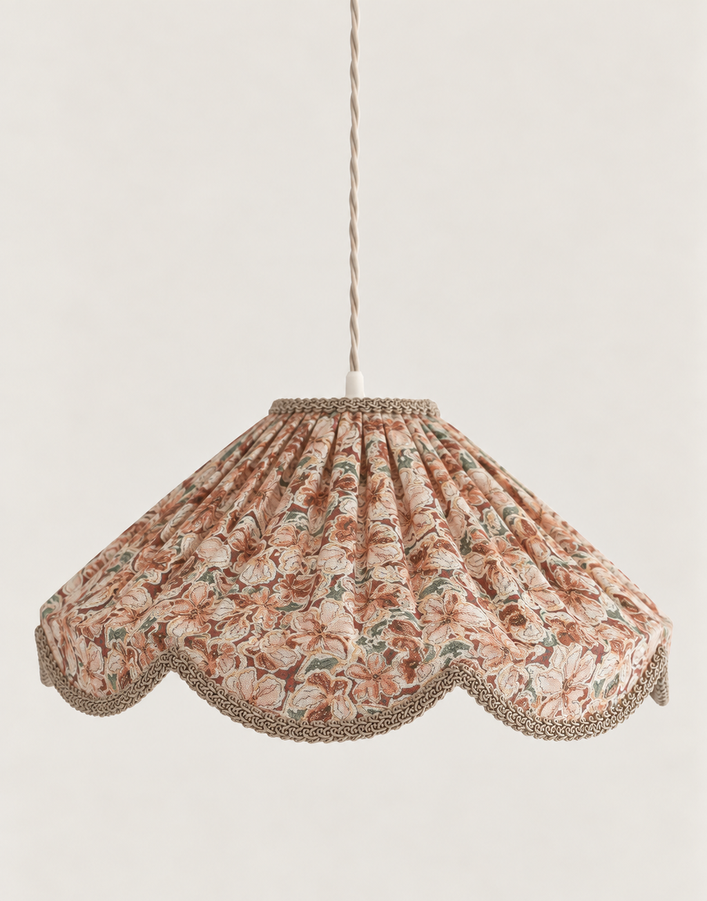Suspension forme florale imprimé Cosette "fleurs de provence"