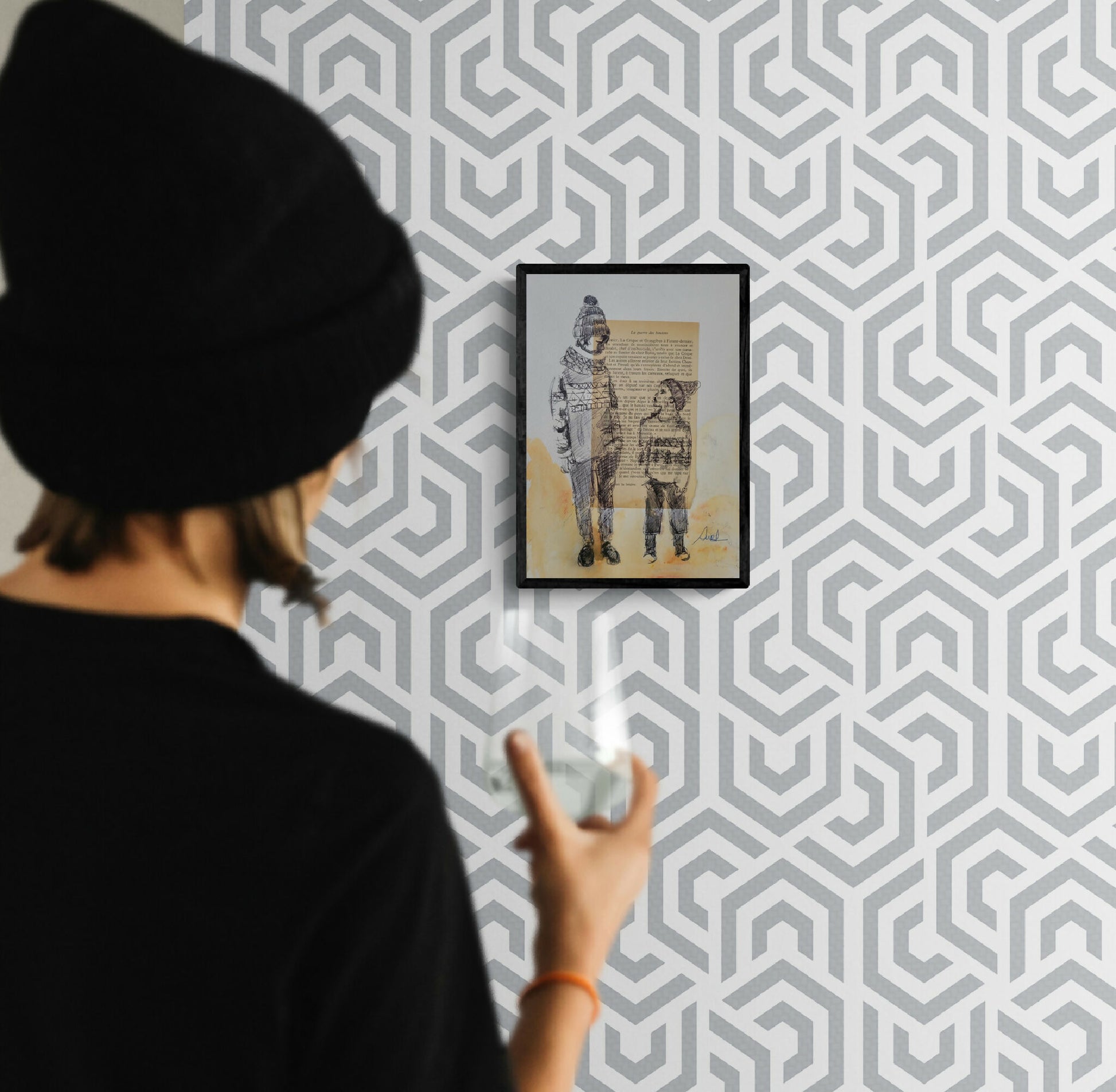 tableau-oeuvre-originale-signee-dessin-collage-artiste-francaise-2