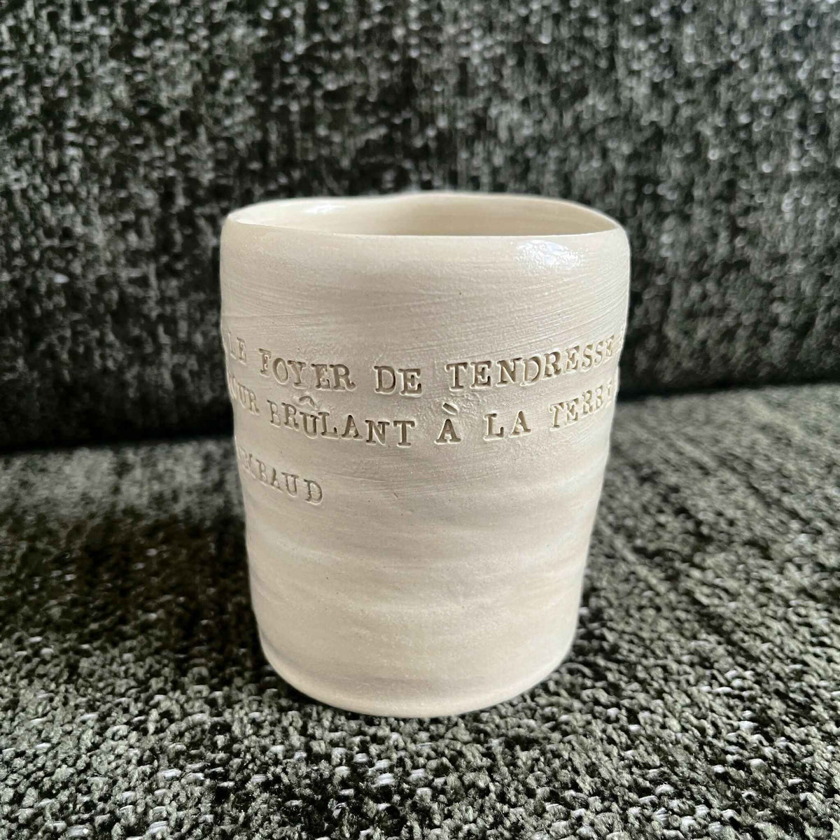 Tasse-poème RIMBAUD Soleil et chair