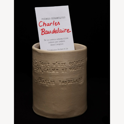 Tasse-poème BAUDELAIRE