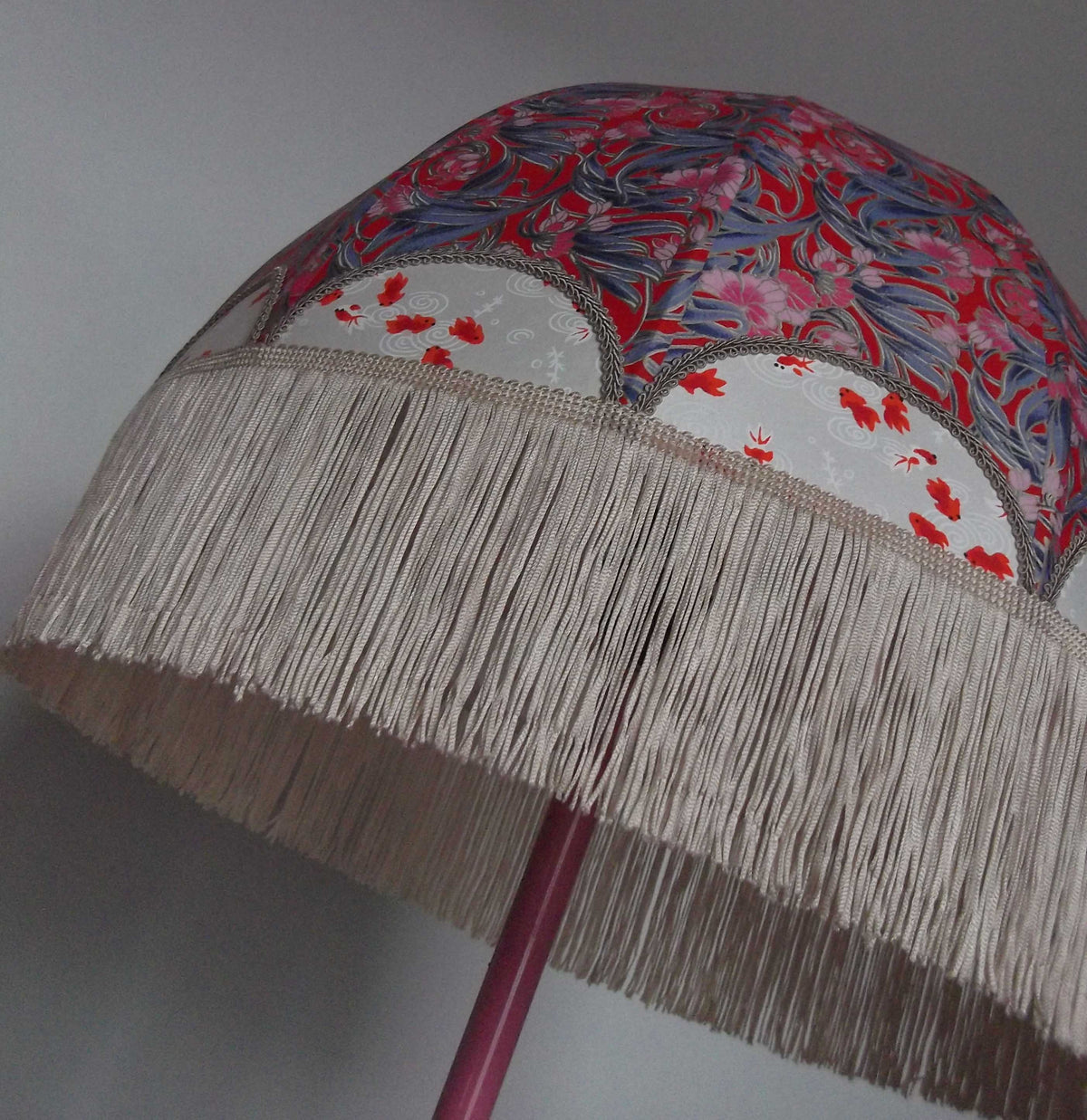 Abat-jour rétro en papier japonais "Séléna".