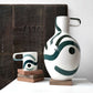 tasse_porcelaine_large anse_méditerranée_vert