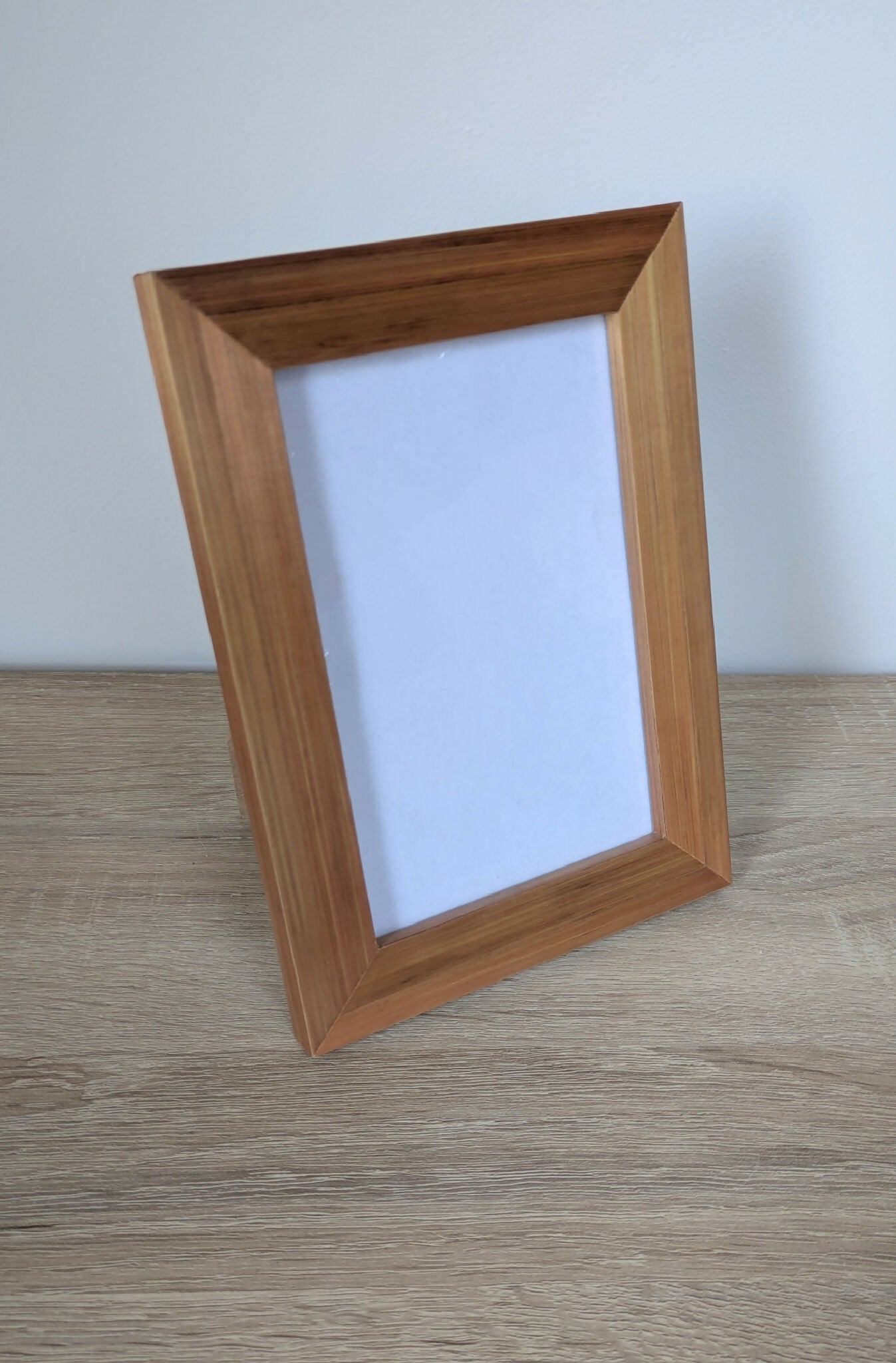 Cadre photo à poser 10x15cm avec Marqueterie de paille Cuivre