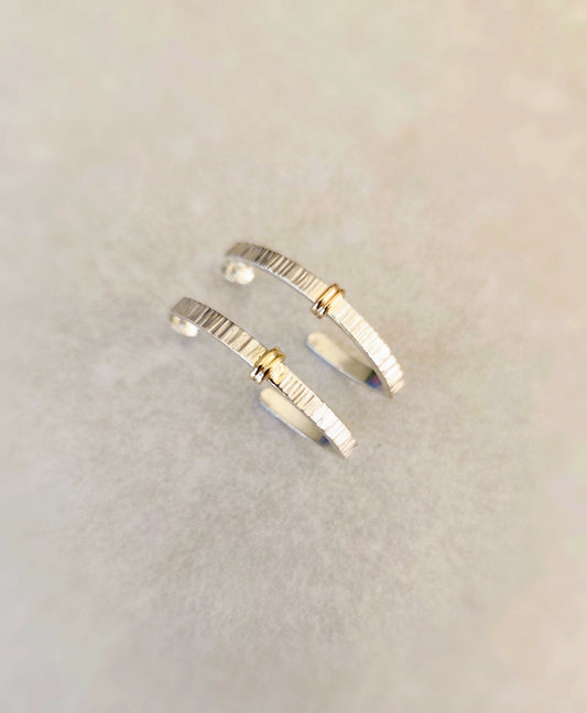 Boucles d'oreilles Courbe Précieuse