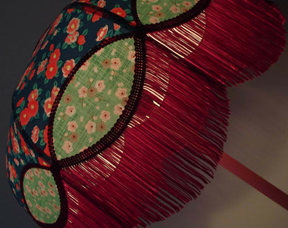 Abat-jour rétro "Malina" en papier japonais.