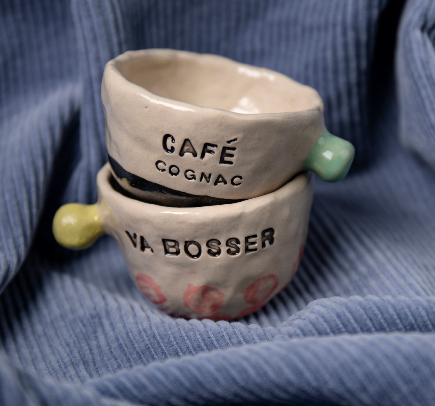 Tasses espresso à messages